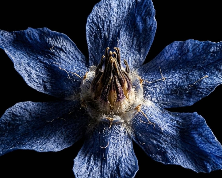 Flor de borragem silvestre liofilizada