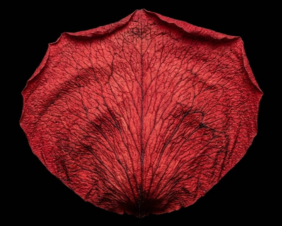 Pétala de rosa silvestre liofilizada